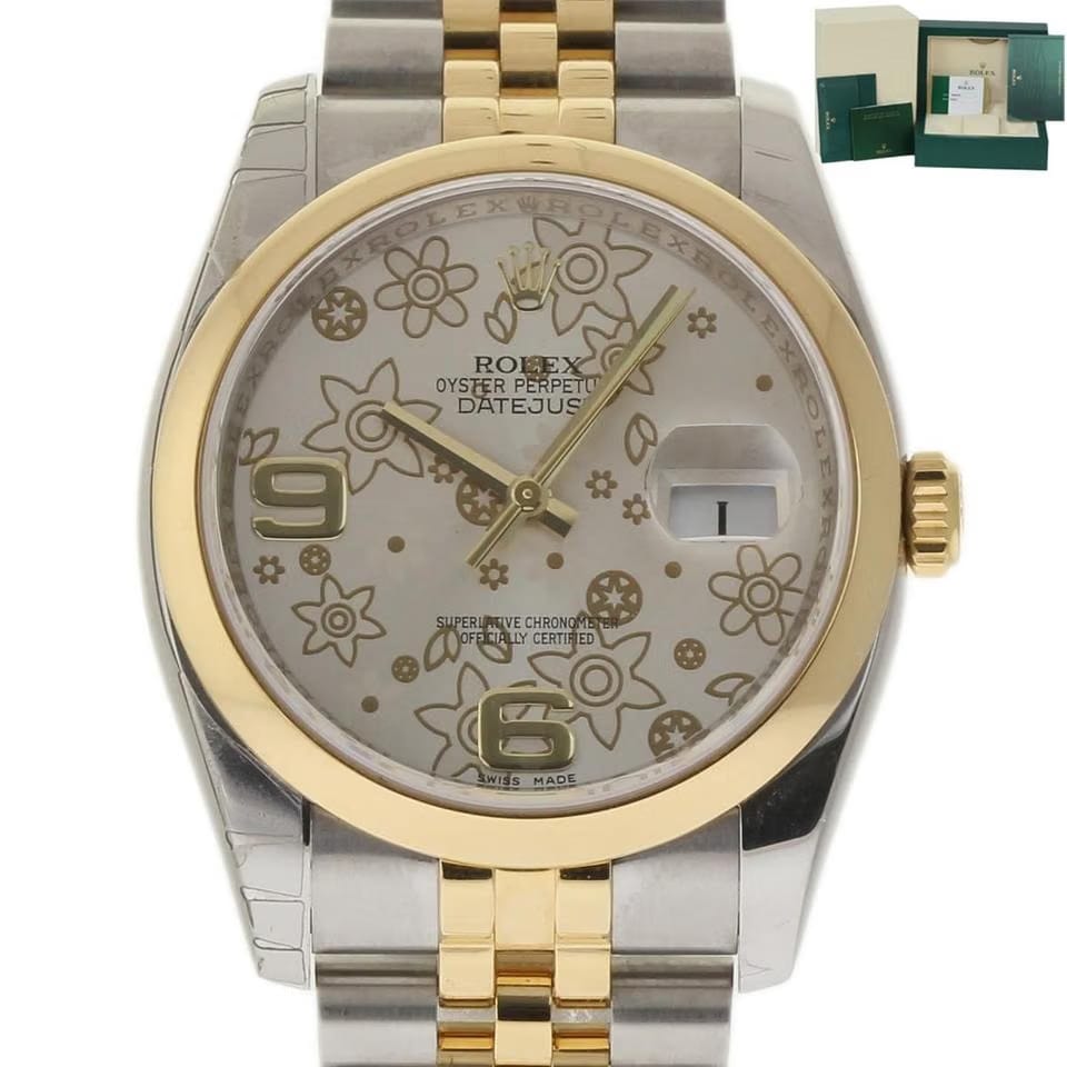 Rolex | Datejust | 116203 | Steel | 36 mm | Gold/Steel | Silver | Automatic