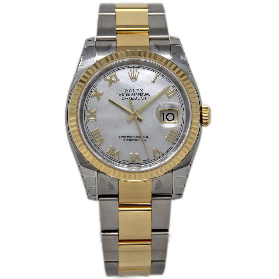 Rolex | Datejust | 116233 | Steel | 36 mm | Gold/Steel | Mother of pearl | Automatic