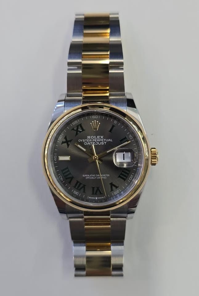 Rolex | Datejust | 126203-0036 | Gold/Steel | 36 x 44 mm | Gold/Steel | Grey | Automatic