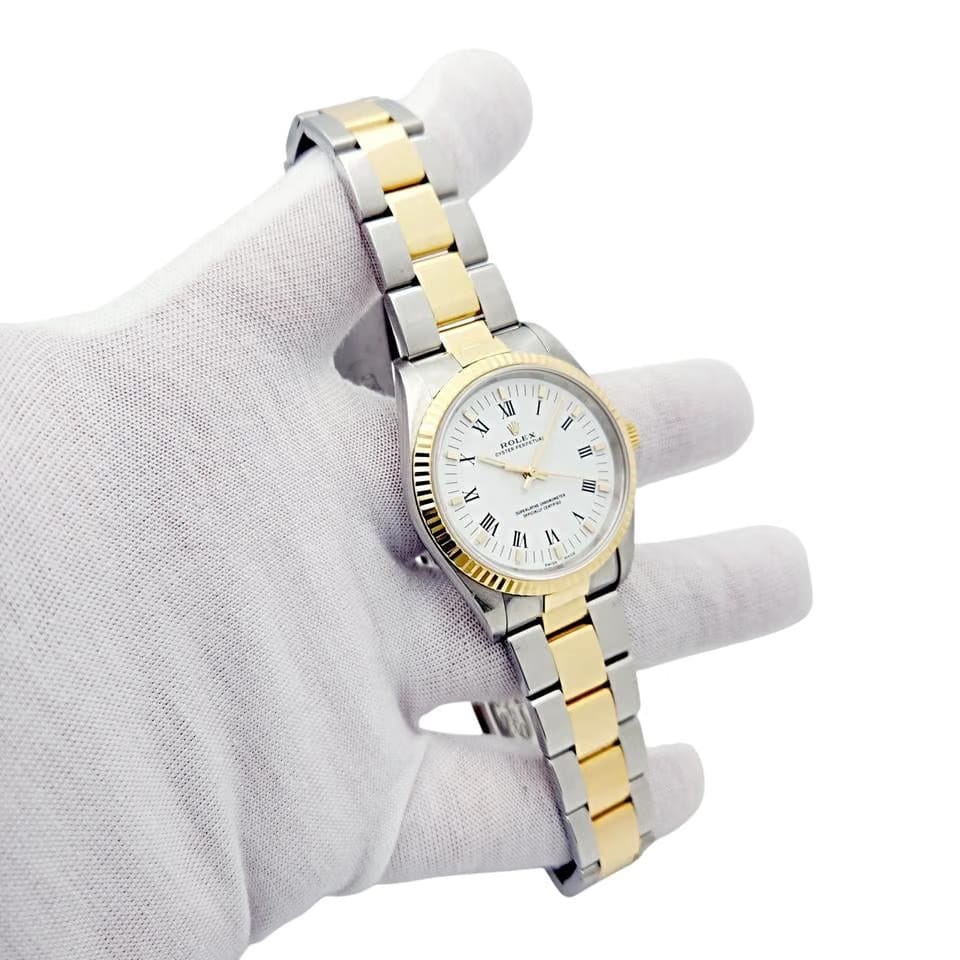Rolex | Oyster Perpetual | 14233M | Gold/Steel | 34 mm | White | Automatic