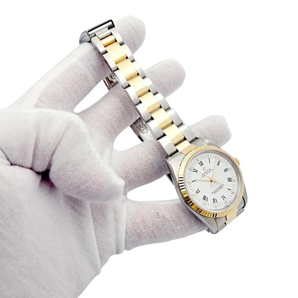 Rolex | Oyster Perpetual | 14233M | Gold/Steel | 34 mm | White | Automatic