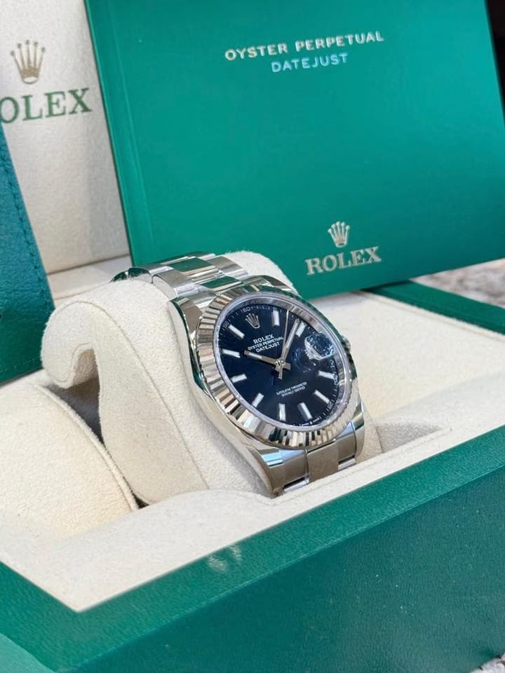 Rolex | Datejust | 126334-0002 | Gold/Steel | 41 mm | Steel | Blue | Automatic