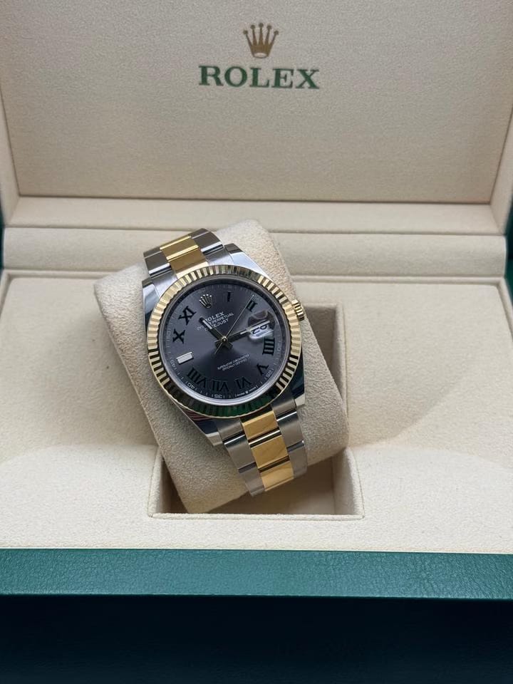 Rolex | Datejust | 126333 | Steel | 41 mm | Gold/Steel | Grey | Automatic
