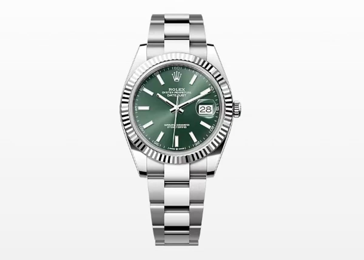 Rolex | Datejust | m126334-0027 | Steel | 41 mm | Steel | Green | Automatic