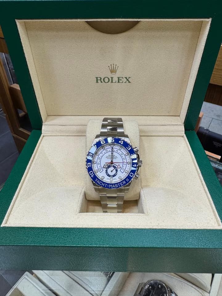 Rolex | Yacht-Master II | 116680 | Steel | 44 mm | Steel | White | Automatic