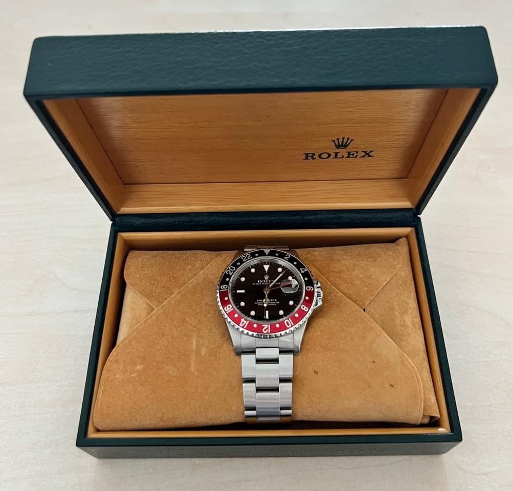 Rolex | GMT-Master II | 15650 | Steel | 40 mm | Steel | Black | Automatic