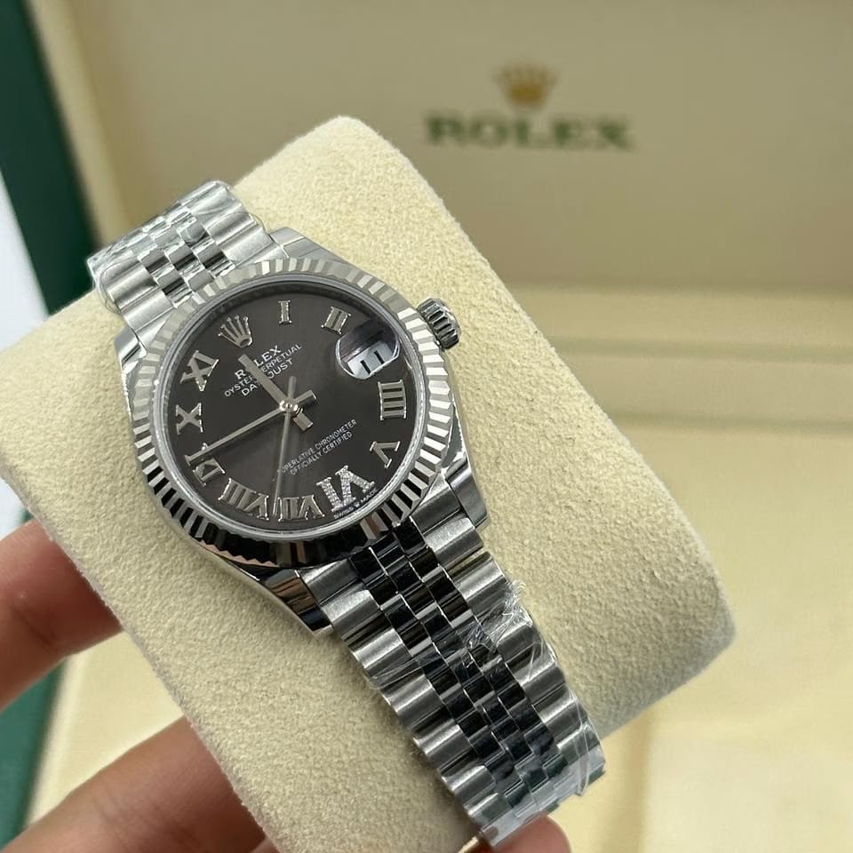 Rolex | Datejust | 278274 GREY VI DIAMONDS JUB | Steel | 31 mm | Steel | Grey | Automatic