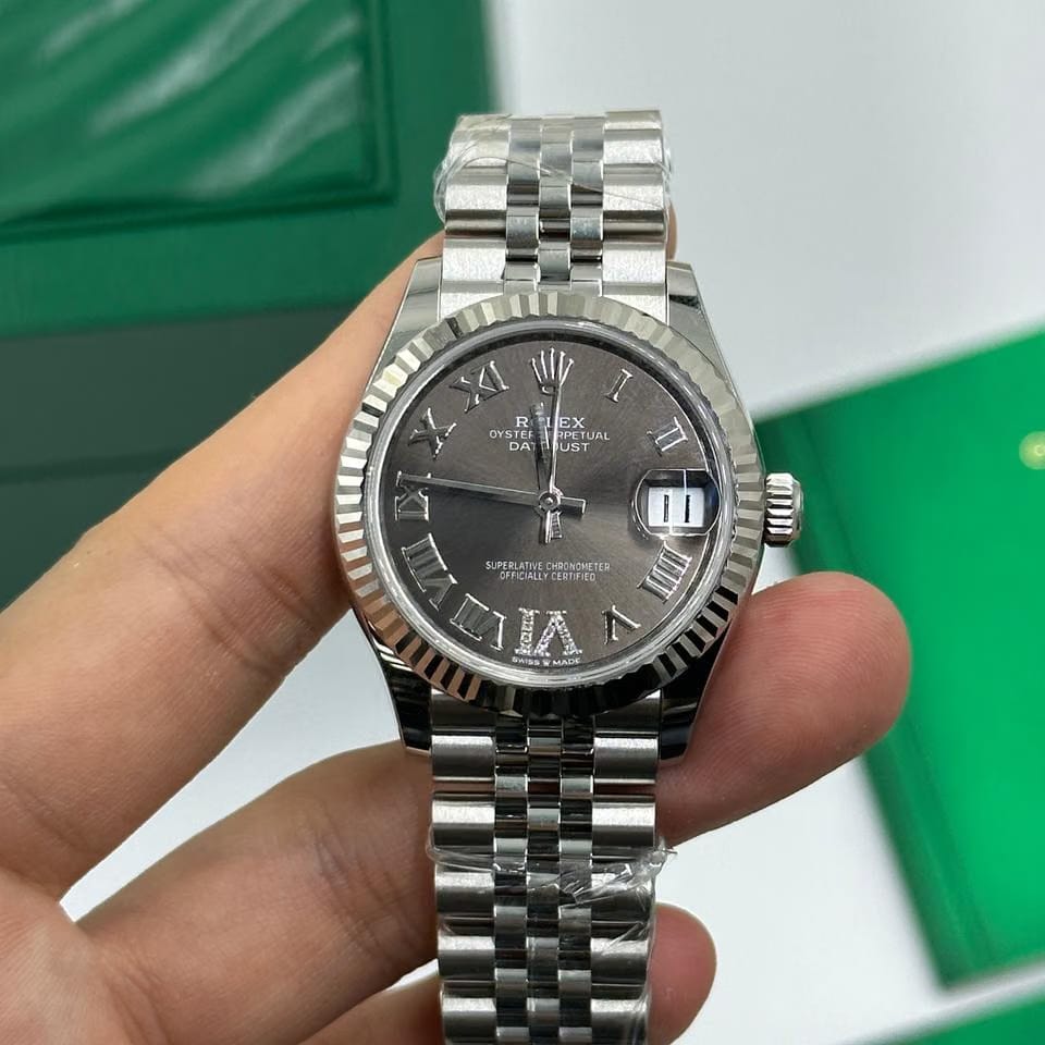 Rolex | Datejust | 278274 GREY VI DIAMONDS JUB | Steel | 31 mm | Steel | Grey | Automatic