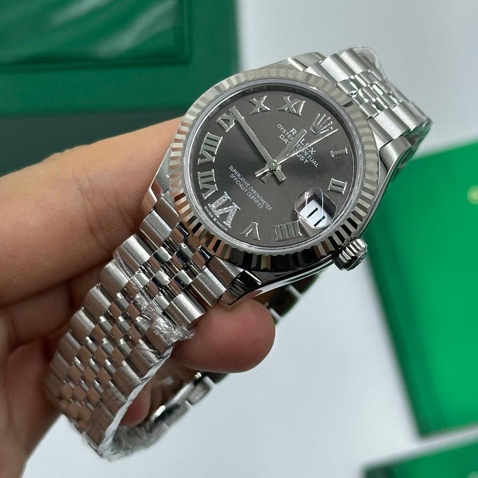 Rolex | Datejust | 278274 GREY VI DIAMONDS JUB | Steel | 31 mm | Steel | Grey | Automatic