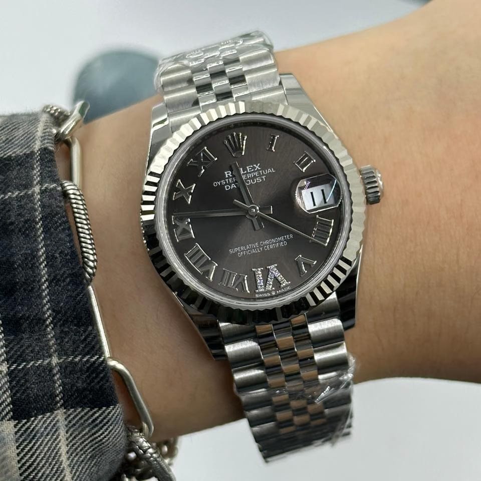 Rolex | Datejust | 278274 GREY VI DIAMONDS JUB | Steel | 31 mm | Steel | Grey | Automatic