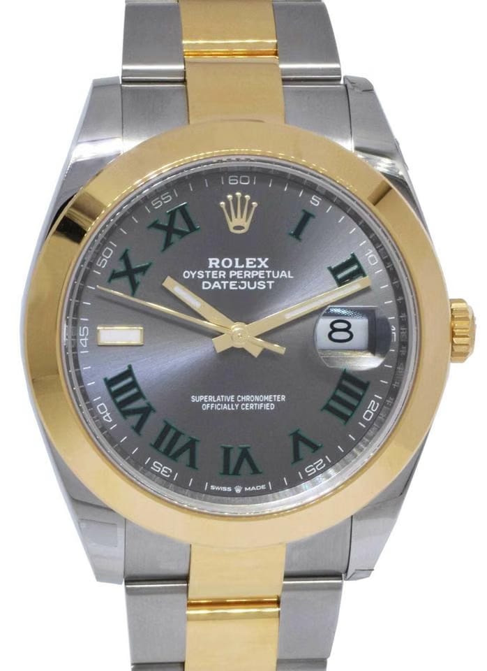 Rolex | Datejust | 126303 | 41 mm | Gold/Steel | Grey | Automatic