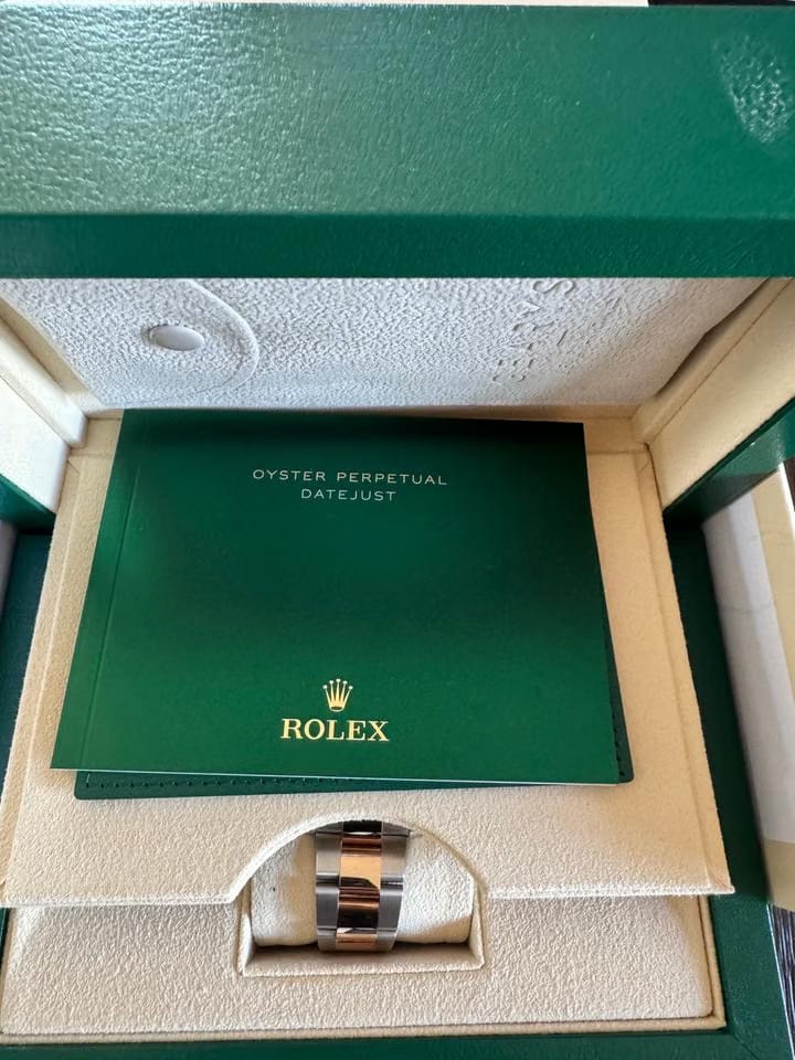 Rolex | Datejust | 126331 | Rose gold | 41 mm | Gold/Steel | Grey | Automatic