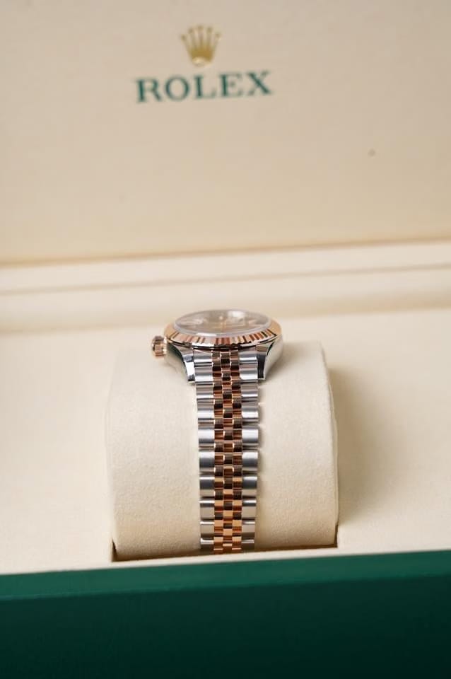 Rolex | Datejust | 279171 | Rose gold | 28 mm | Gold/Steel | Brown | Automatic