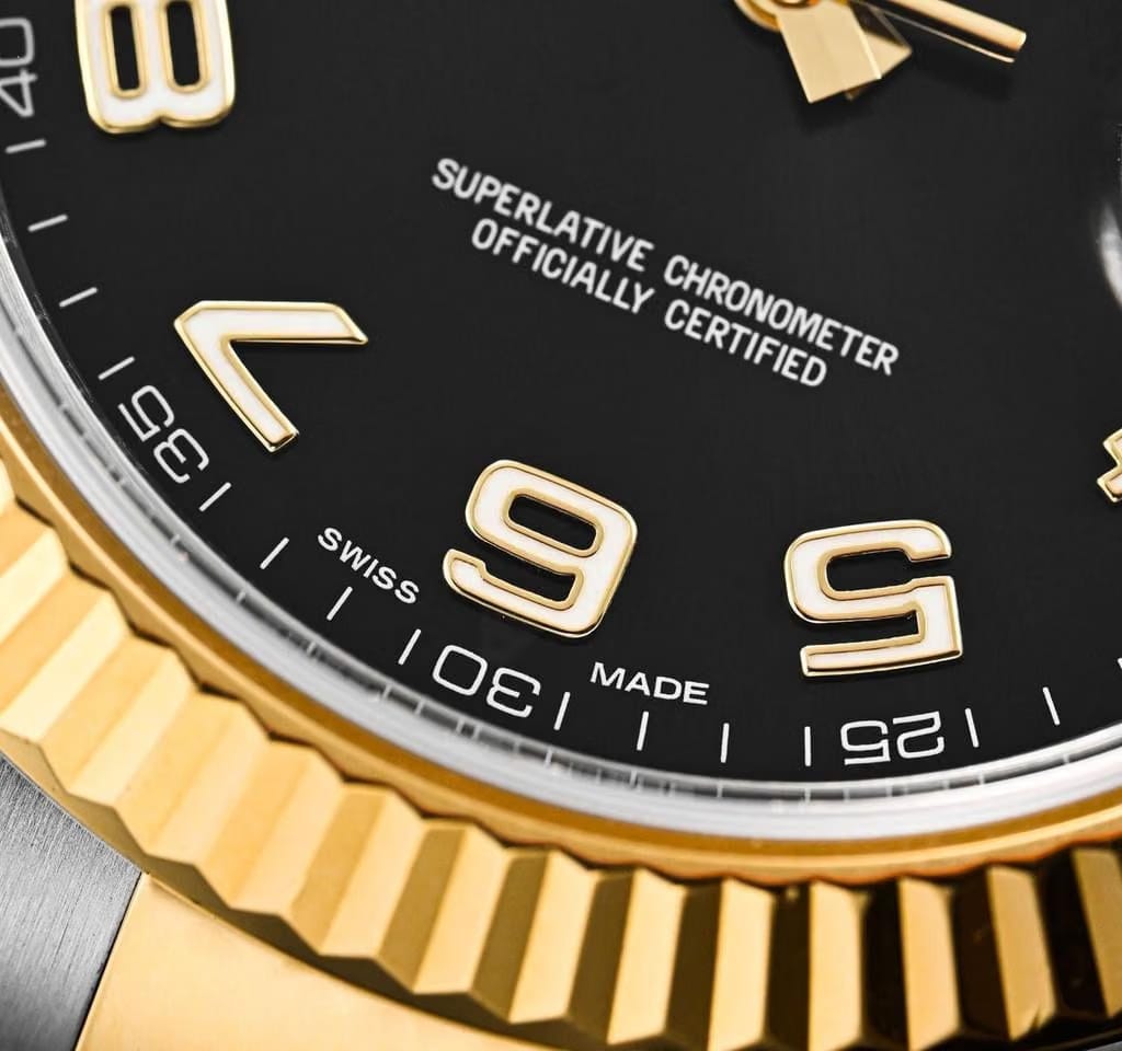 Rolex | Datejust | 116333 | Gold/Steel | 41 mm | Gold/Steel | Black | Automatic