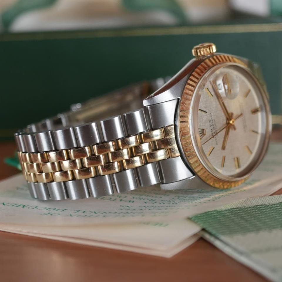 Rolex | Datejust | 1601 | Gold/Steel | 36 mm | Gold/Steel | Silver | Automatic