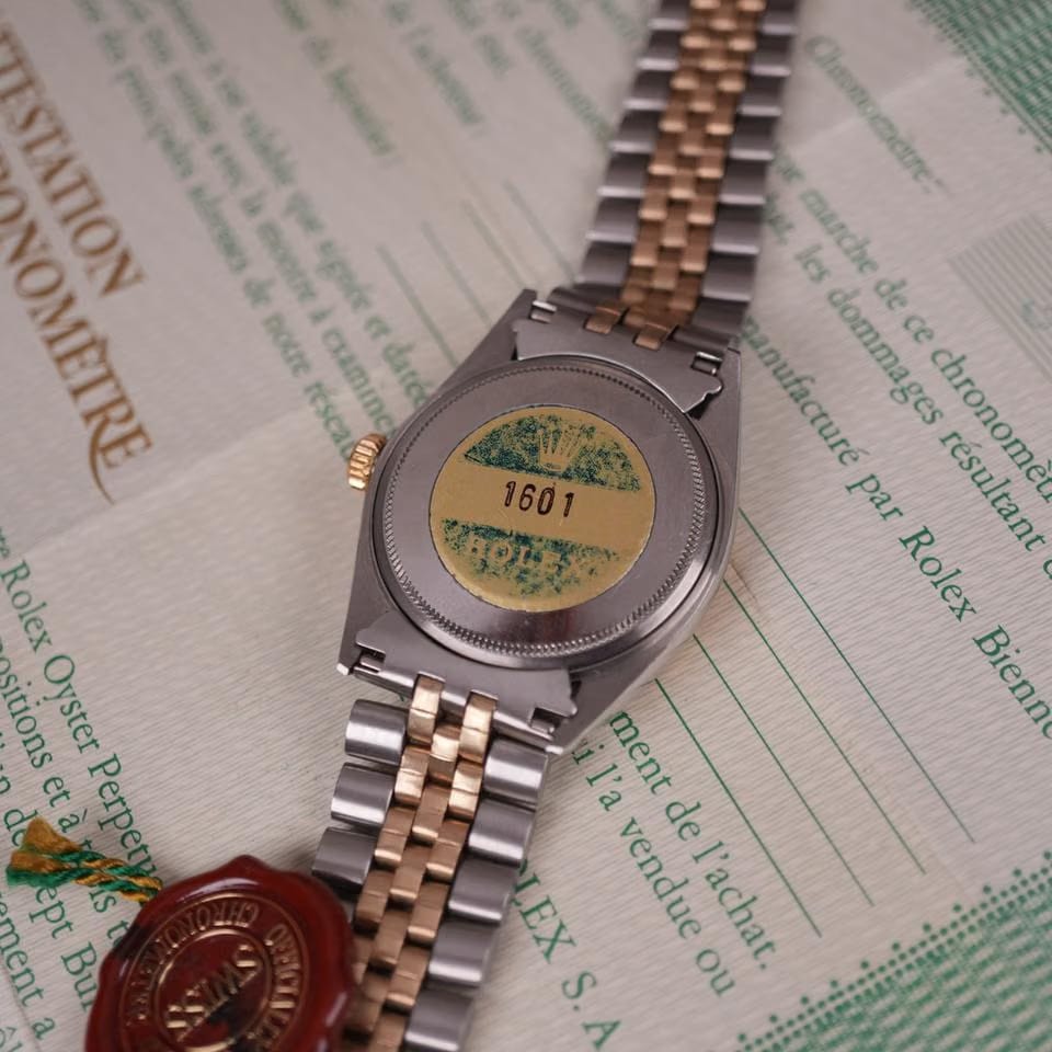 Rolex | Datejust | 1601 | Gold/Steel | 36 mm | Gold/Steel | Silver | Automatic
