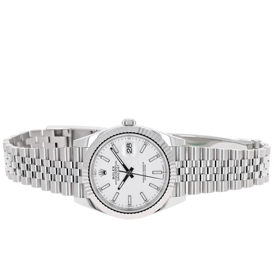 Rolex | Datejust | 126334 | Steel | 41 x 49 mm | Steel | White | Automatic
