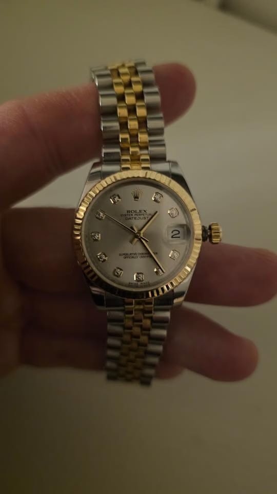 Rolex | Oyster Perpetual | 0127A039 | Yellow gold and steel | 31 mm | Silver | Gold | Automatic