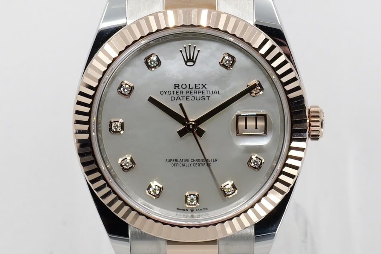 Rolex | Datejust | 126331 | Rose gold | 41 mm | Gold/Steel | Mother of pearl | Automatic