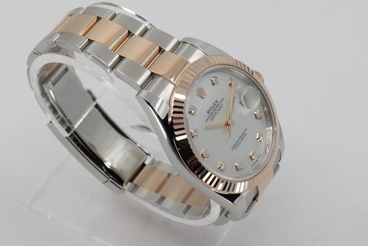 Rolex | Datejust | 126331 | Rose gold | 41 mm | Gold/Steel | Mother of pearl | Automatic