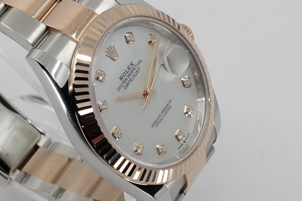 Rolex | Datejust | 126331 | Rose gold | 41 mm | Gold/Steel | Mother of pearl | Automatic