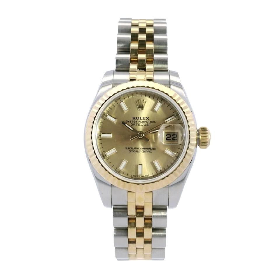 Rolex | Datejust | 179173 | Steel | 26 mm | Gold/Steel | Champagne | Automatic
