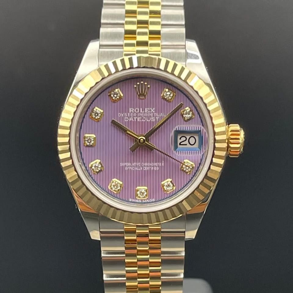 Rolex | Datejust | 279173 | Gold/Steel | 28 mm | Gold/Steel | Purple | Automatic
