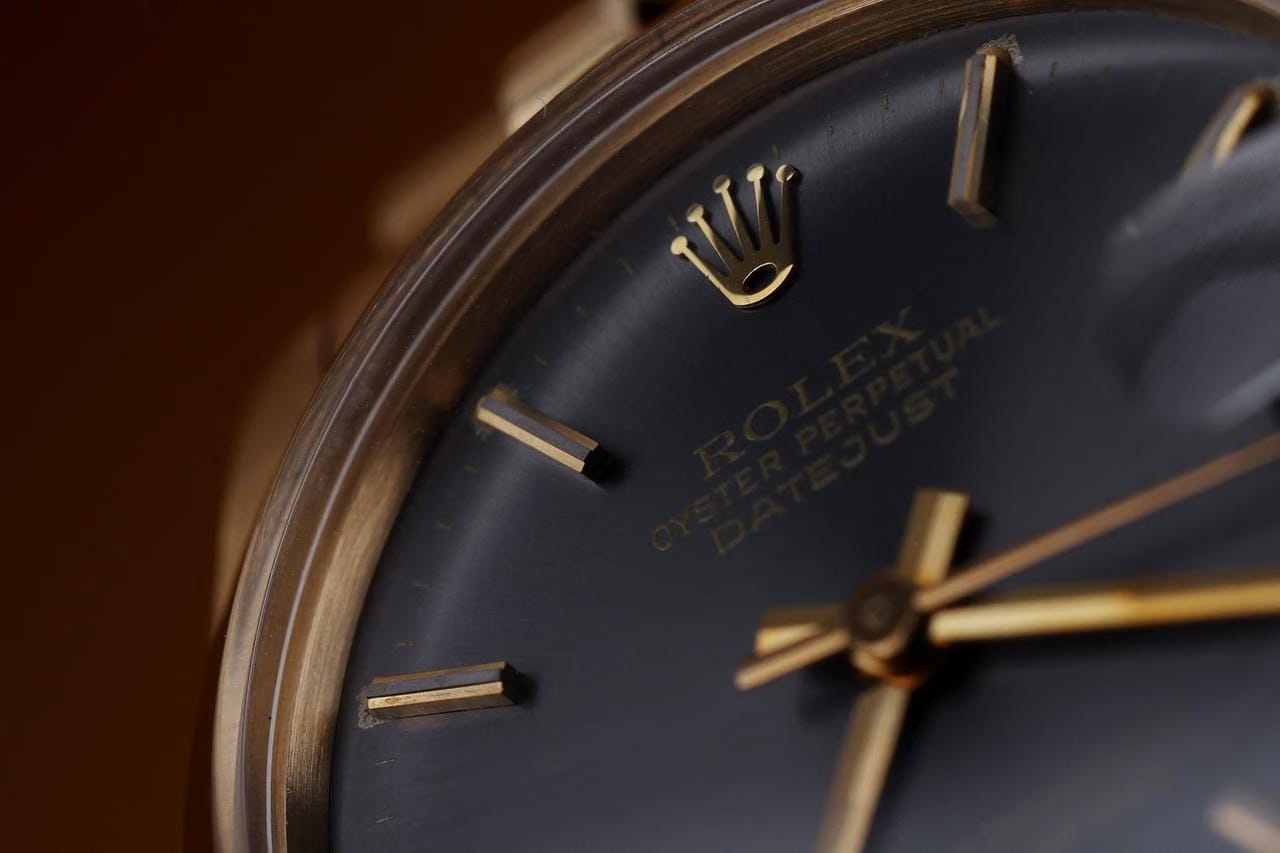 Rolex | Datejust | 6824 | Yellow gold | 31 mm | Yellow gold | Grey | Automatic