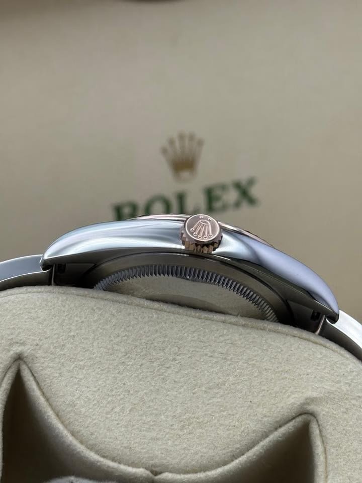 Rolex | Datejust | 126231 | Rose gold | 36 x 44 mm | Gold/Steel | Brown | Automatic