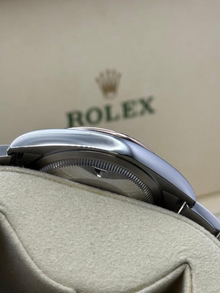 Rolex | Datejust | 126231 | Rose gold | 36 x 44 mm | Gold/Steel | Brown | Automatic