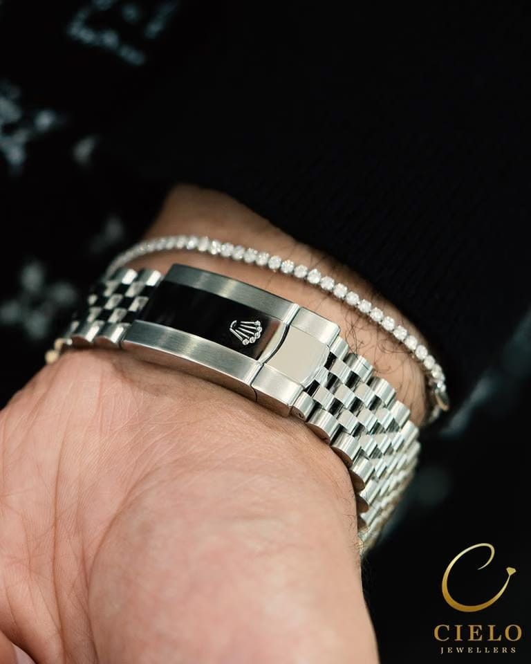 Rolex | Datejust | 126334-cm8-dc710 | White gold | 41 mm | Steel | Blue | Automatic