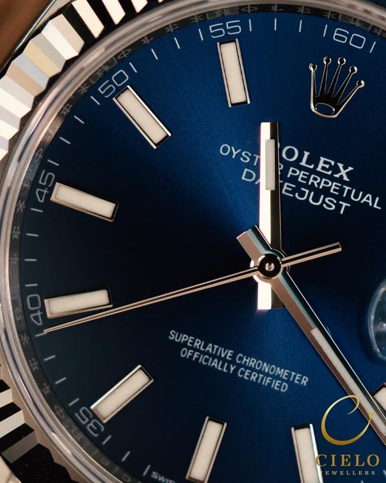 Rolex | Datejust | 126334-cm8-dc710 | White gold | 41 mm | Steel | Blue | Automatic
