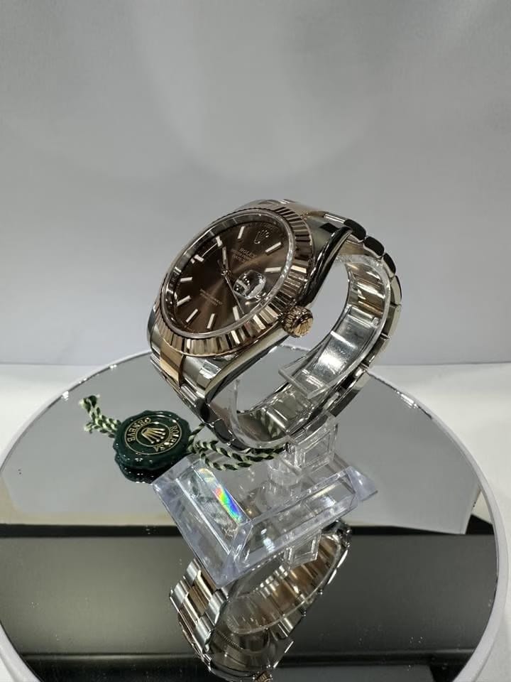 Rolex | Datejust | 126331 | Gold/Steel | 41 mm | Gold/Steel | Brown | Automatic