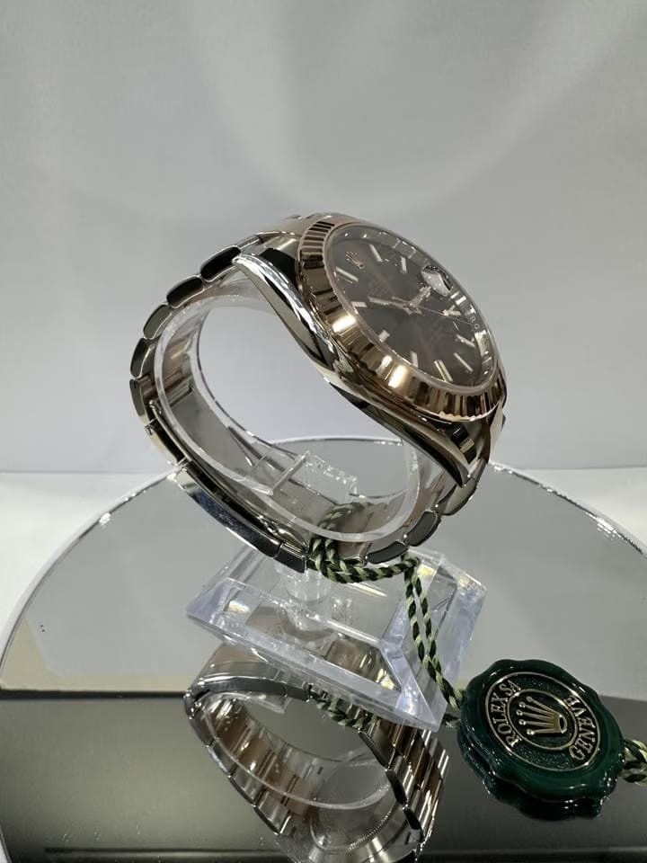 Rolex | Datejust | 126331 | Gold/Steel | 41 mm | Gold/Steel | Brown | Automatic