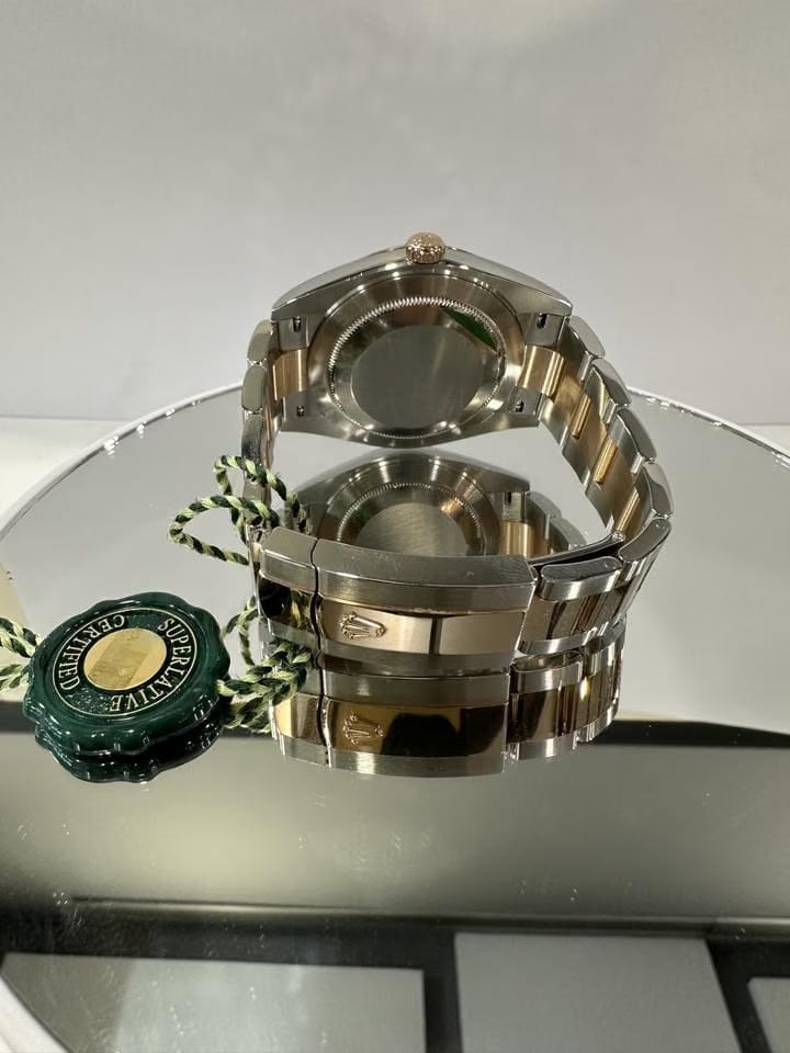 Rolex | Datejust | 126331 | Gold/Steel | 41 mm | Gold/Steel | Brown | Automatic