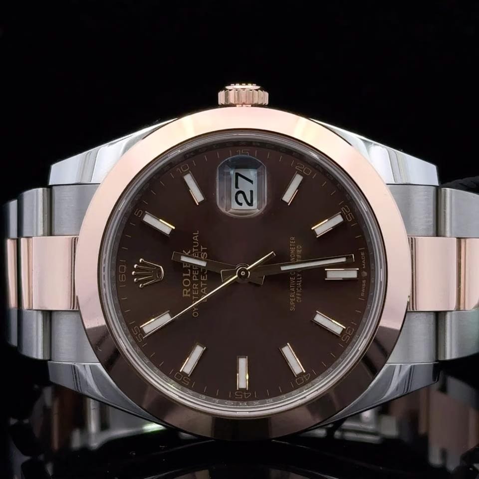 Rolex | Datejust | 126301 | Gold/Steel | 41 mm | Gold/Steel | Brown | Automatic