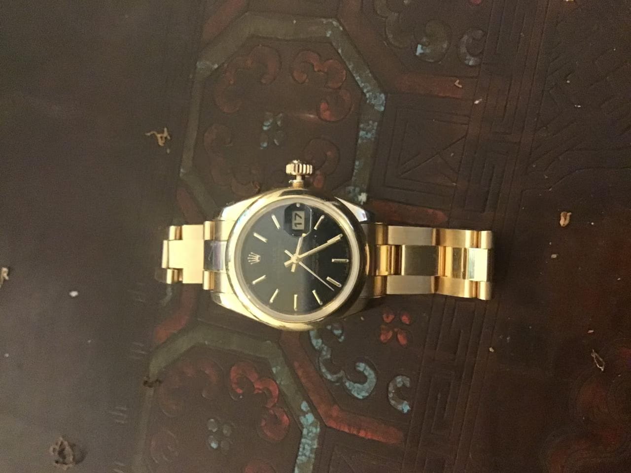 Rolex | Datejust | 179168 | Yellow gold | 26 mm | Yellow gold | Black | Automatic