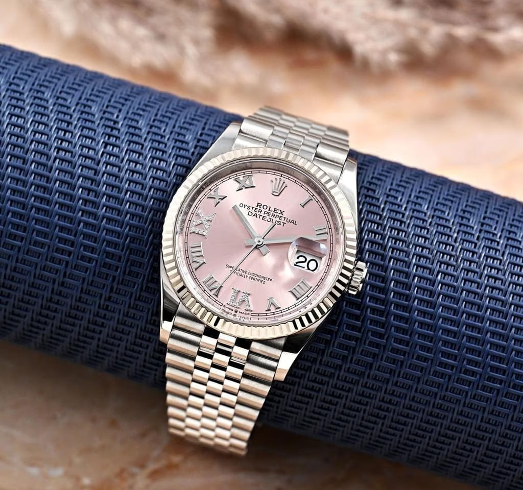 Rolex | Datejust | 126234 | Gold/Steel | 36 mm | Steel | Pink | Automatic