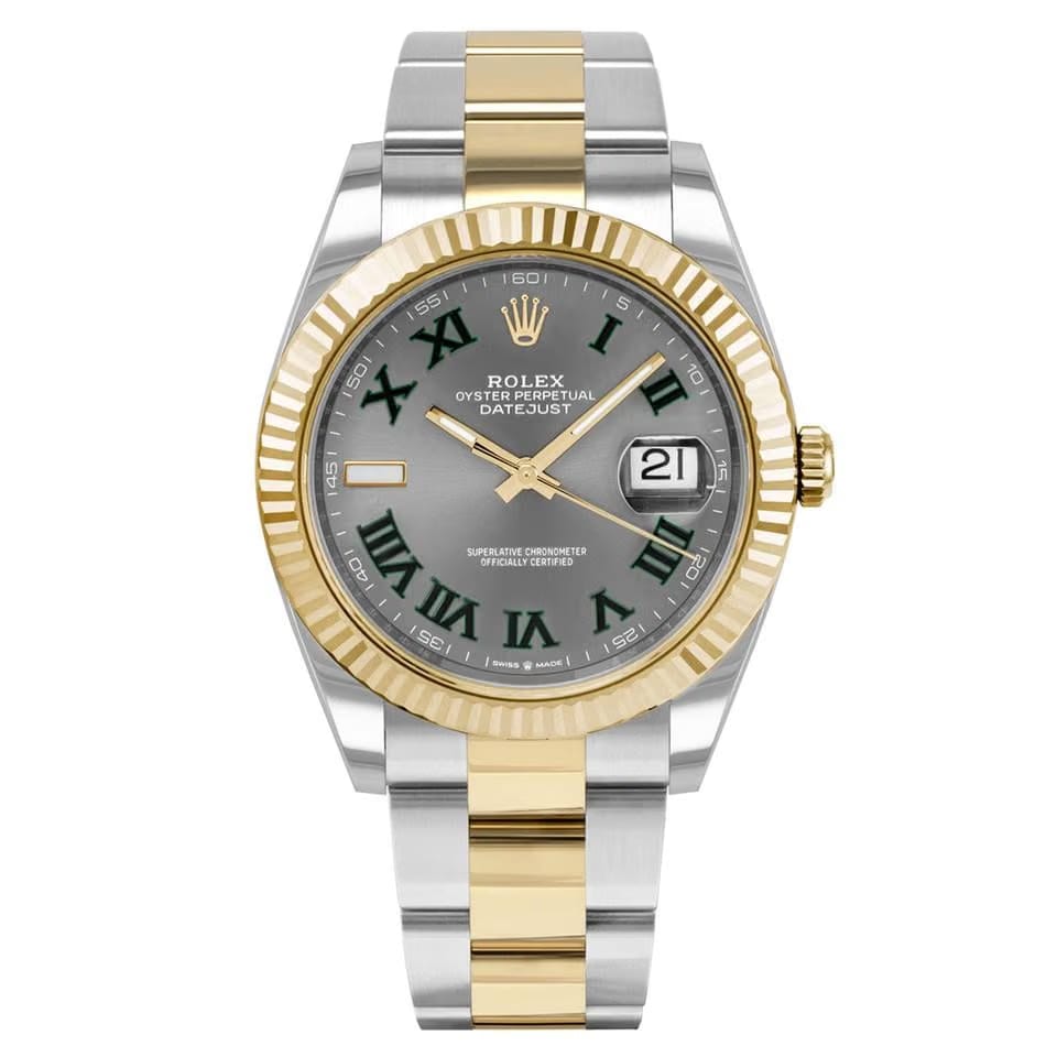 Rolex | Datejust | 126333 or M126333-0019 | Gold/Steel | 41 mm | Gold/Steel | Grey | Automatic