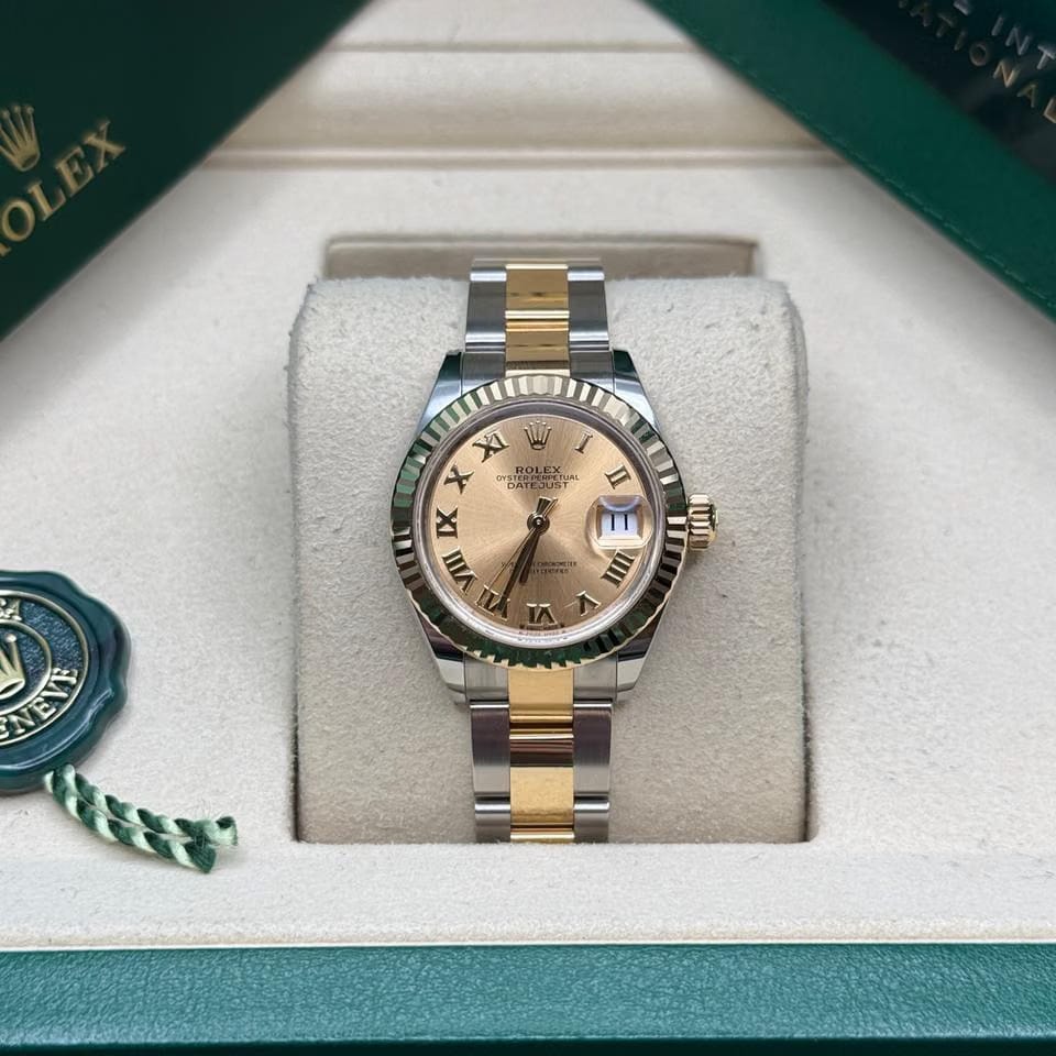 Rolex | Datejust | 279173 | Yellow gold | 28 mm | Gold/Steel | Champagne | Automatic
