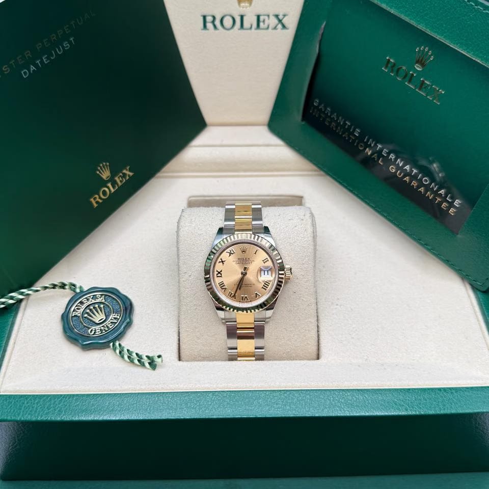 Rolex | Datejust | 279173 | Yellow gold | 28 mm | Gold/Steel | Champagne | Automatic
