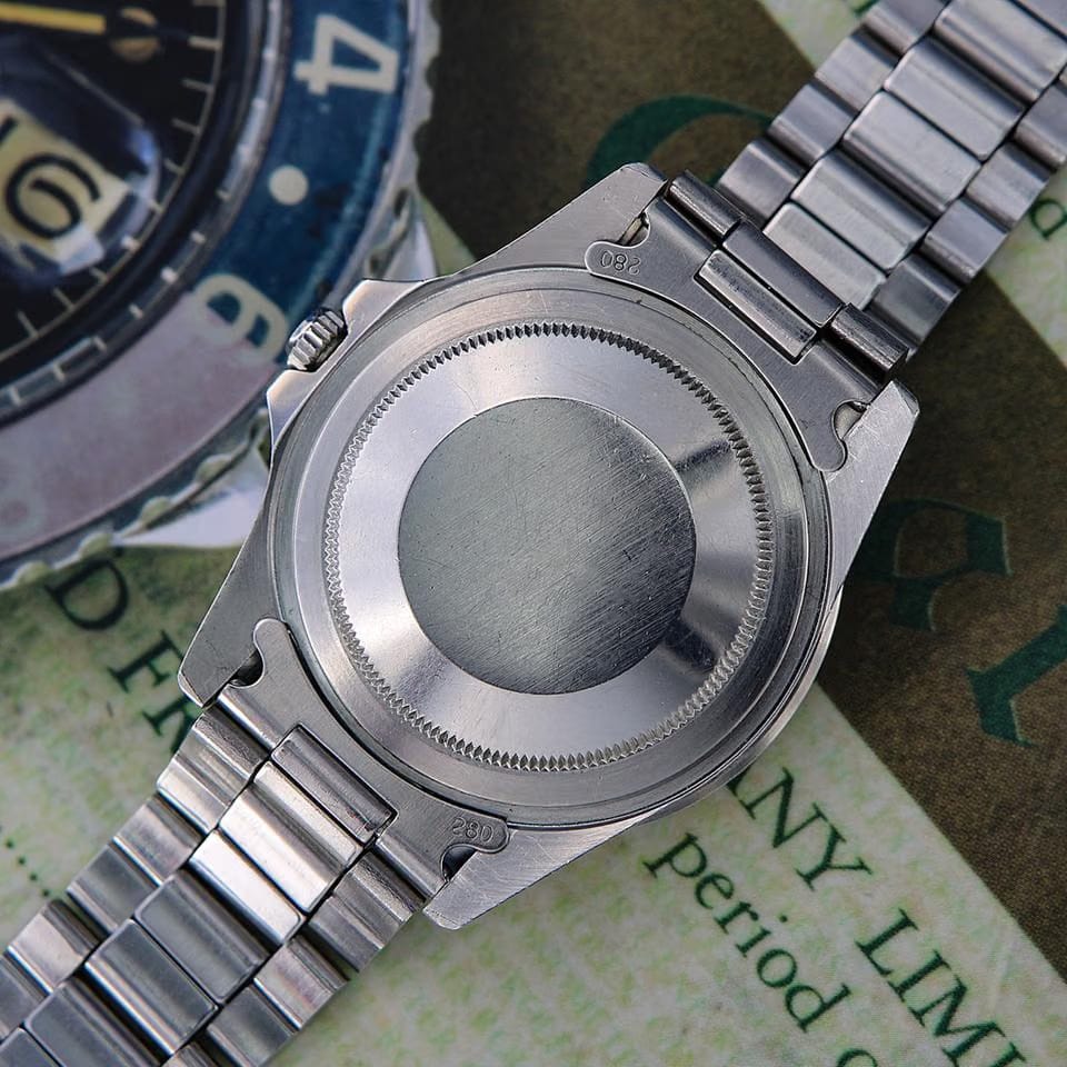 Rolex | GMT-Master | 1675 | Steel | 40 mm | Steel | Black | Automatic