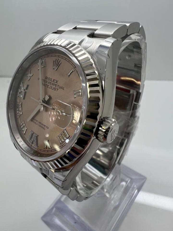 Rolex Datejust36mm Pink Diamond Roman Watch New