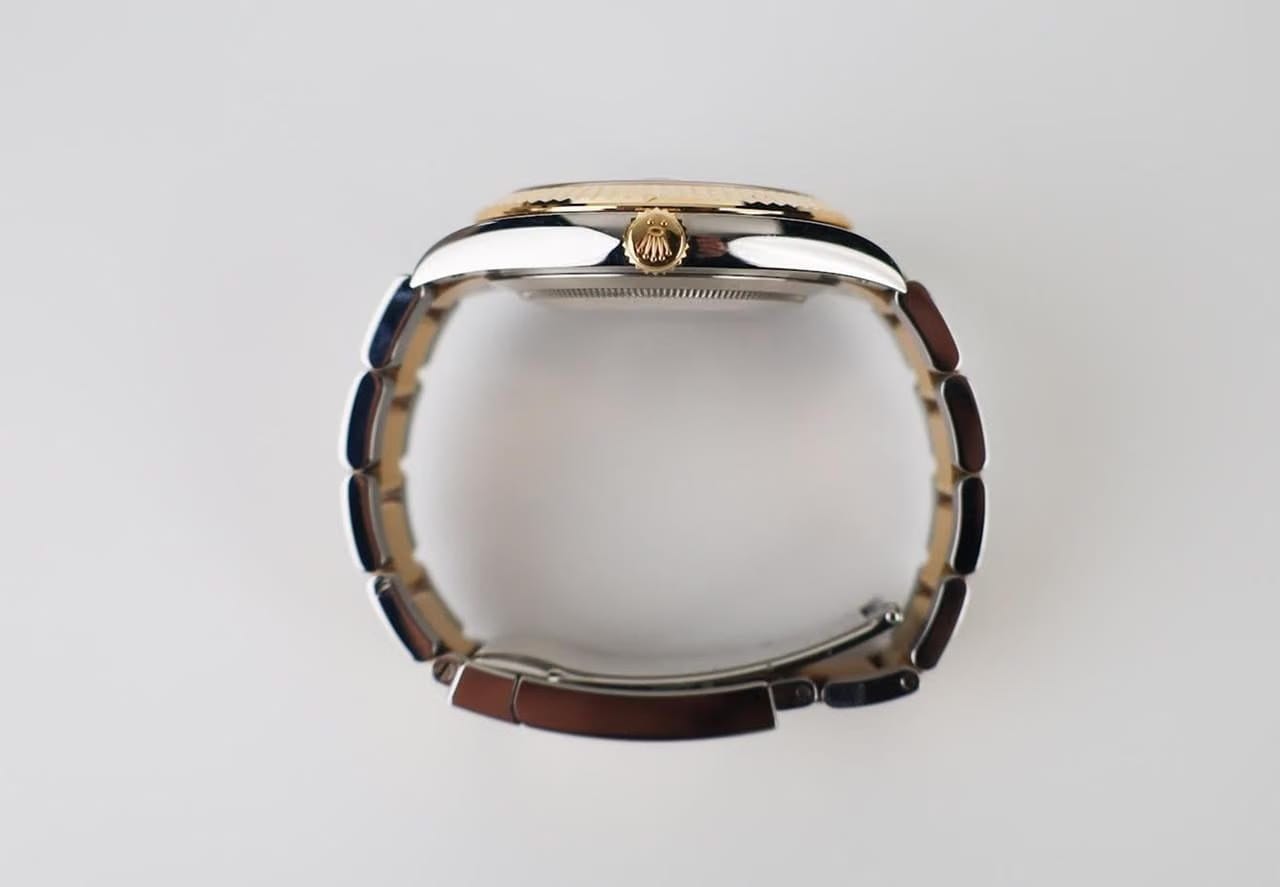 Rolex | Datejust | 126333 | Yellow gold | 40 mm | Gold/Steel | Grey | Automatic