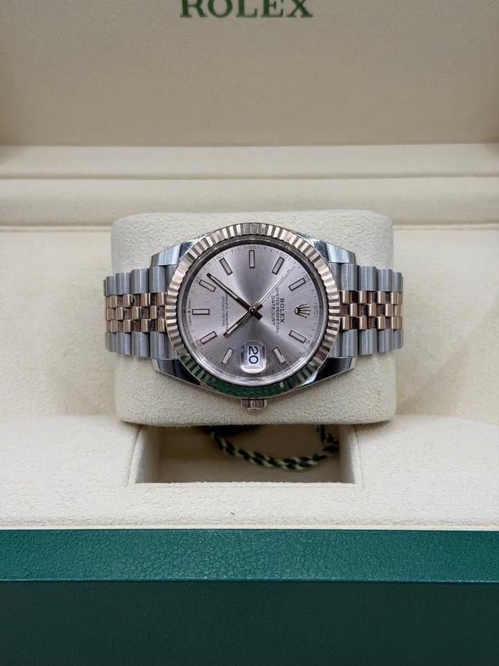 Rolex | Datejust | 126331 | Rose gold | 41 mm | Gold/Steel | Bronze | Automatic