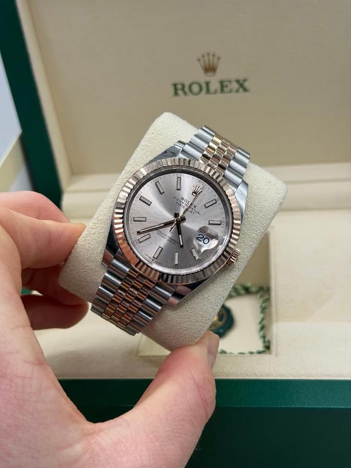 Rolex | Datejust | 126331 | Rose gold | 41 mm | Gold/Steel | Bronze | Automatic