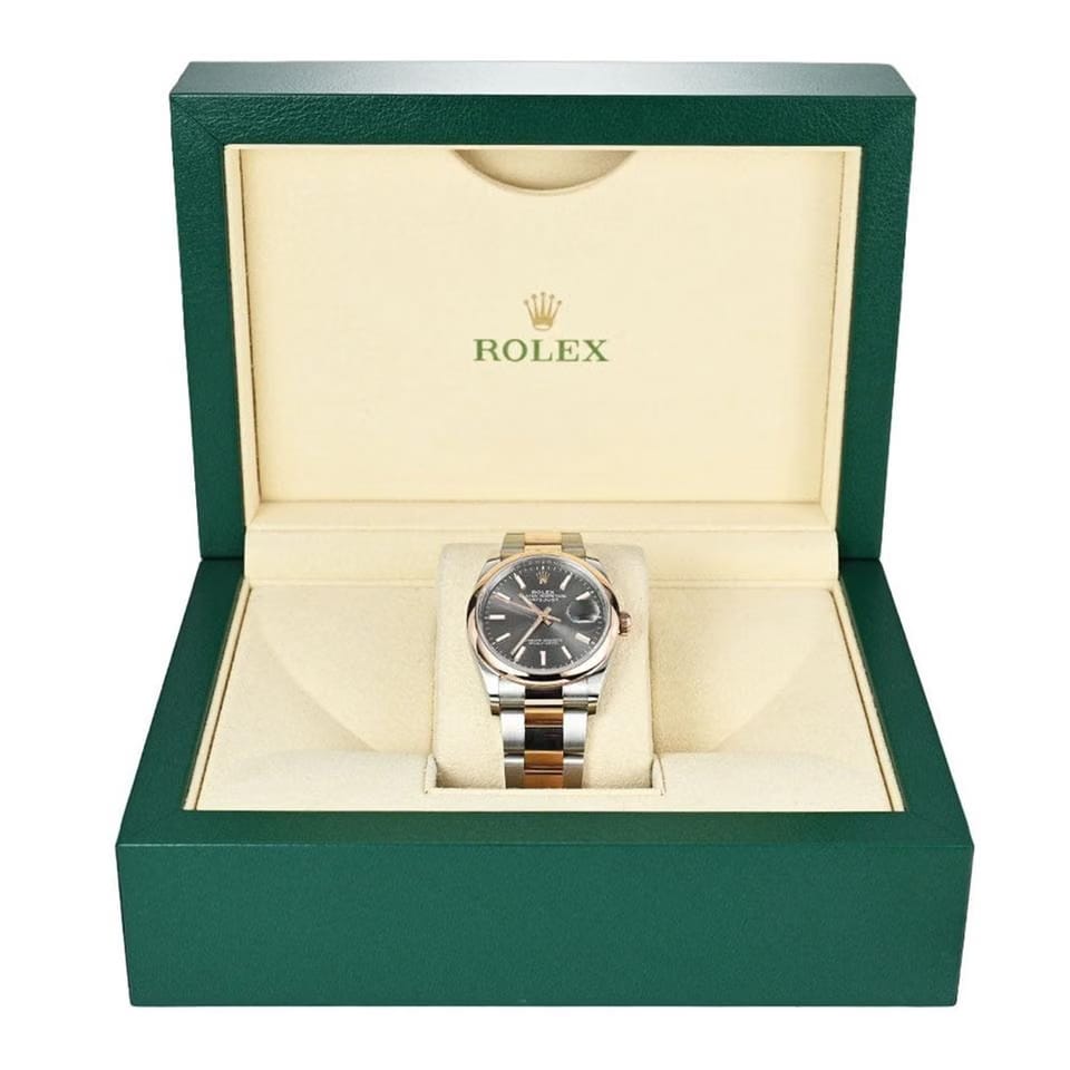 Rolex | Datejust | 126201 | Steel | 36 mm | Gold/Steel | Grey | Automatic