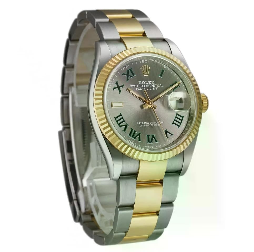Rolex | Datejust | 126233-0036 | Steel | 36 mm | Gold/Steel | Grey | Automatic