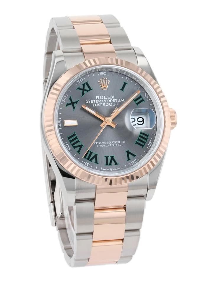 Rolex | Datejust | 126231 | Gold/Steel | 36 mm | Gold/Steel | Grey | Automatic