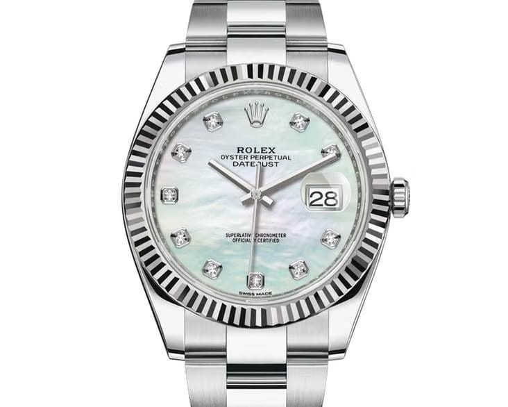 Rolex | Datejust | 126334 | Steel | 41 mm | Steel | Mother of pearl | Automatic